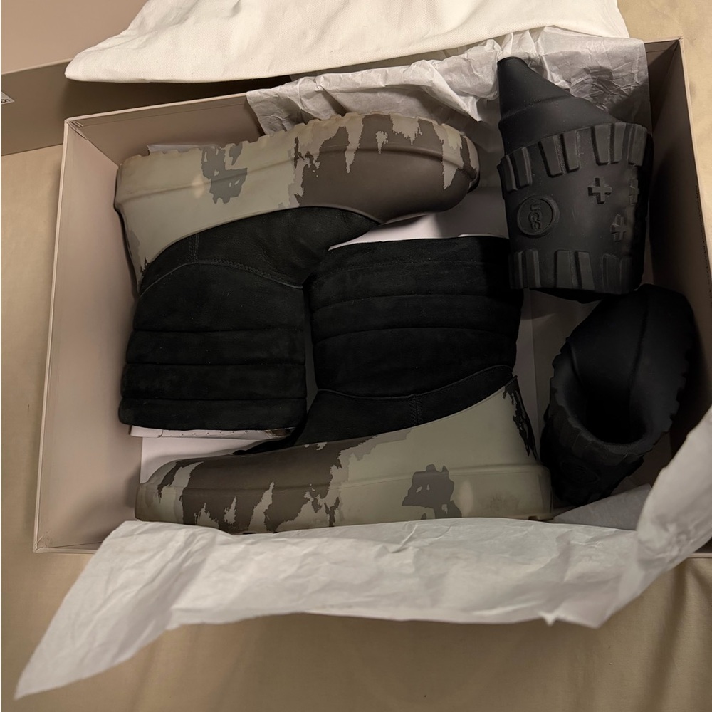 Ugg x STAMPD Black and Gray Men's Boots